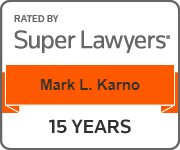 Rated By Super Lawyers | Mark L. Karno | 15 Years