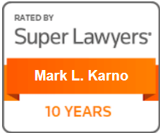 Rated By Super Lawyers | Mark L. Karno | 10 Years