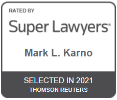 Rated By Super Lawyers | Mark L. Karno | Selected In 2021 | Thomson Reuters