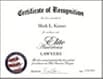 Certificate of Recognition has been awarded to Mark L. Karno for inclusion into Elite American Lawyers